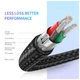 Дата кабель USB-C to USB-C 0.5m 3A 60W US261 black/gray Ugreen (50149) - зображення 6