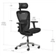 Офисное кресло Mealux Q1 Air Black (HF-Q1 M/B) - изображение 3