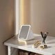Дзеркало для макіяжу Lighted makeup mirror з LED підсвічуванням, складне, сенсорне керування, Type-C, з регулюванням яскравості - зображення 6