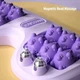 Роликовый массажер для ног 2 в 1 Cat Claw Style Foot Massager для спа-массажа и физиотерапии Фиолетовый - изображение 6
