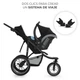 Прогулянкова коляска Kinderkraft Helsi 2 Black, 5902533926046 - зображення 6