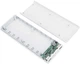 Корпус коробка Power Bank Case DIY Type-C и Micro-USB 2 Led фонаря чехол для батарей 8x18650 WHITE - изображение 5