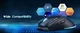 Бездротова геймерська, ігрова мишка Onikuma CW-917 Max з підсвіткою, 2.4GHz, акумуляторна, ергономічна миша для ПК і ноутбука Білий - зображення 10