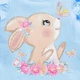 Детская майка на девочку Little Maven с рюшами Зайчик 110 5t - изображение 3