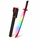 Світловий меч катана LED 80 см Dark Knife — іграшковий RGB меч з парою, іскрами та зміною кольорів, акумуляторний - зображення 1