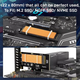 Алюминиевый радиатор охлаждения для SSD M.2 2280 NVMe/NGFF для PS5 ПК ноутбука Gold - изображение 2