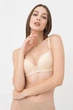 Бюстгальтер з формованою чашкою Giulia Laura 1123/21N 75C Beige, класичний жіночий пуш ап, з мереживом - зображення 2
