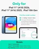Защитное стекло ESR UltraFit Classic Tempered Glass 2-pack для iPad 10/11 (2022/2025) Clear (1E11600102) - изображение 10