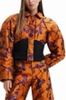 Жіноча зимова куртка Desigual Maitrepierre помаранчева S 22WWEWBE/7053 (S) - изображение 2
