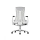 Офісне крісло Herman Miller Ембоді база - біла, тканина - сірого кольору, мінерал - 3SY09 - зображення 2