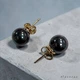 Серьги с позолотой 18К XUPING цвет серый (34010582-02) - изображение 2
