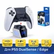 Одномісна док-станція DOBE для PS5 DualSense / Edge з RGB-підсвічуванням, швидка зарядка - зображення 1