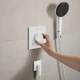 Смеситель для душа Hansgrohe Ecostat Comfort E термостатический, белый матовый (33711700) - изображение 3