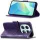 Чехол-книжка с рисунком UniCase Butterfly Pattern для Xiaomi Redmi Note 15 (4G/5G) / Poco M8 5G - Dark Purple - изображение 3