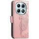 Чехол-книжка с рисунком UniCase Butterfly Pattern для Xiaomi Redmi Note 15 (4G/5G) / Poco M8 5G - Rose Gold - изображение 6