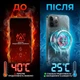 Игровой кулер для телефона MEMO CX08 Frozen 15W вентилятор с магнитом и клипсой + игровые напальчники Shezi Y02 - изображение 2