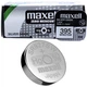 Батарейки Maxell 395 (SR927SW) 1.55V Silver Oxide, набор 10 шт, серебряно-оксидные для часов - изображение 1