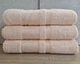 Набор турецких бамбуковых махровых полотенец Zeron 3 штуки 70х140 Bamboo Peach - изображение 1