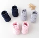 Мягкие пинетки "Toesies" для малышей с липучкой и нескользящей подошвой (длина стельки 12 см) (6-12 месяцев) серый (KS1054) - изображение 8