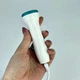 Доплер фетальний ультразвуковий для прослуховування та контролю серцебиття плоду вдома 3 МГц, портативний монітор серцевого ритму дитини з РК-дисплеєм на батарейках, Білий з бірюзовим, SJL-105-White/Green - зображення 12