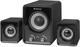 Акустична система Defender Z4 Black — потужний звук 11 Вт, колонки 2.1 із сабвуфером, mini-jack 3.5 мм, USB живлення, мультимедійна акустика для комп'ютера - зображення 1