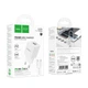 Сітчастий зарядний пристрій з кабелем HOCO C147A Charm PD20W+QC3.0 charger set (C to C)(EU) білий - зображення 2