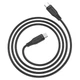 Кабель ACEFAST C3-03 Type-C to Type-C 3A, 60W, 1.2m, TPE, TPE connectors, чорний - изображение 2