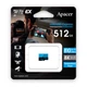 Карта памяти microSDXC (UHS-1 U3) Apacer Express 512Gb class 10 V30 A1 Read/Write:810/700 MB/sec (Compatible with Nintendo - изображение 2
