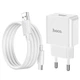 Сітчастий зарядний пристрій з кабелем HOCO C106A Leisure single port charger set(Type-C) - зображення 2