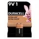 Батарейка крона Duracell 9V/6LR61 (1шт) - зображення 1