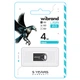 Флеш-накопичувач Wibrand USB 2.0 Hawk 4Gb чорний - изображение 2