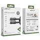 Кабель ACEFAST C4-03 Type-C to Type-C 5A, 100W, 2m, nylon, zinc connectors, чорний - изображение 3