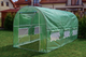 Теплица садовая 9 м² 4,5×2×2 м с окнами пленка армированная UV-4 140 г/м² оцинкованный каркас Ø19 мм зеленая - изображение 8