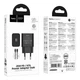 Адаптер мережевий HOCO C to C Cable Star single port PD charger set N76 |25W/3A, PD/QC, GaN| - зображення 9