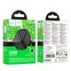 Адаптер сетевой HOCO folding charger CS101A |1USB/1Type-C, 20W/3A, PD/QC| - изображение 2