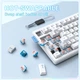 Клавиатура Onikuma Tri Mode Mechanical RGB gaming keyboard 81 Keys MT706 |2.4G/BT/Type-C, ENG Layouts| White - изображение 5
