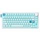 Клавиатура Onikuma Tri Mode Mechanical RGB gaming keyboard 81 Keys MT706 |2.4G/BT/Type-C, ENG Layouts| White - изображение 1
