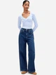 Лонгслив длинный женский GAP 205217196 XL Голубой (1159856774) - изображение 3