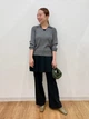 Пуловер женский Uniqlo 884303109 S Серый (1159856751) - изображение 4
