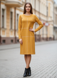 Сукня Meggi 42 Гірчичний (NLS-30001-6-Mustard) - зображення 1