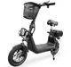 Электросамокат EVOBIKE Zen U12 15Ah 800W Черный 2025, до 45 км/ч, запас хода до 40 км, с сиденьем, 12" колёса, амортизация, дисковые тормоза, корзина, багажник, городской / внедорож - изображение 9