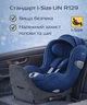 Автокресло детское автолюльки для новорожденных Cybex Platinum Sirona Ti с базой ISOFIX в машину для младенцев от 0 до 4-х лет Nautical Blue - изображение 3