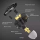 Навушники Knowledge Zenith KZ ZS10 PRO X з мікрофоном Чорні/Black (KZZS10PXBM) - изображение 4
