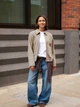 Куртка демисезонная женская Uniqlo 701916618 M Бежевая (1159856526) - изображение 3