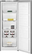 Морозильная камера Beko, 146x54x57, 168л, 1дв., E, NF, серый - изображение 4