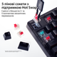 Клавиатура проводная HyperX Origins 2 65 Linear Red RGB USB Black (B4QS3AA) - изображение 4