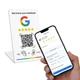 Табличка для отзывов Google через NFC TAP и QR-код функцию, настольная табличка для быстрых отзывов с многократной настройкой для бизнеса, кафе, салонов, магазинов (KY817) - изображение 2