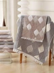Полотенце муслиновое банное Malloory Home 70*140 см Светло-серое - изображение 4