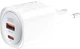 Мережевий зарядний пристрій XO CE21 PD30W/PPS33W 1USB-A+1USB-C Fast Charger with Type-C cable White (XO-CE21+C) - зображення 2