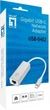 Adapter sieciowy LevelOne RJ-45 - USB Type-C Silver (USB-0402 V4) - obraz 2